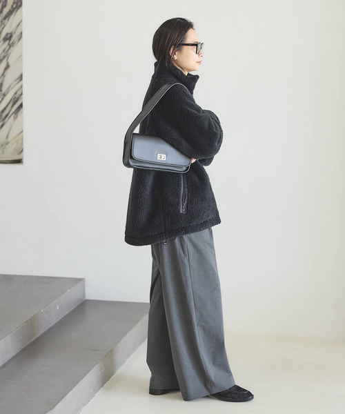 【美品】JOURNAL STANDARD レディースブルゾン JOURNAL STANDARD 「JOURNAL STANDARD」 ブルゾン FREE ネイビー