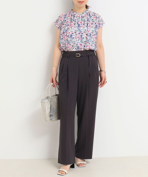 「NOLLEY'S LIGHT」 半袖ブラウス 38 ピンク系その他 レディース_画像2