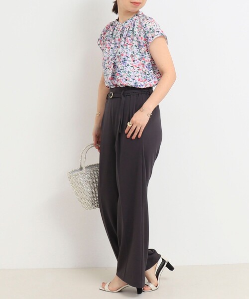 「NOLLEY'S LIGHT」 半袖ブラウス 38 ピンク系その他 レディース_画像5