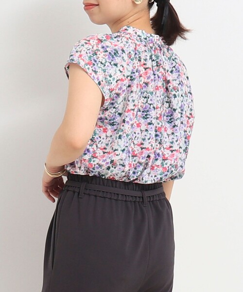 「NOLLEY'S LIGHT」 半袖ブラウス 38 ピンク系その他 レディース_画像6