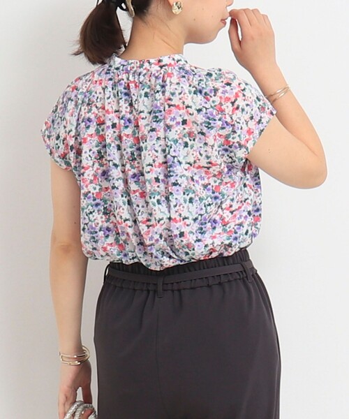 「NOLLEY'S LIGHT」 半袖ブラウス 38 ピンク系その他 レディース_画像8