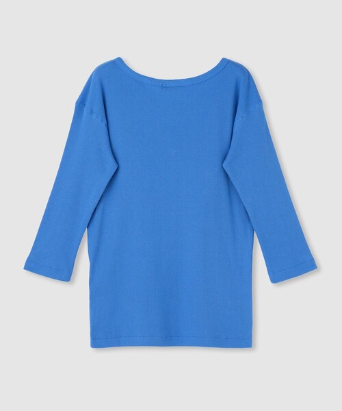 tシャツ テレコ3/4スリーブボートネックプルオーバー レディース | allureville | 05