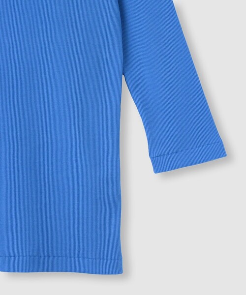 tシャツ テレコ3/4スリーブボートネックプルオーバー レディース | allureville | 07