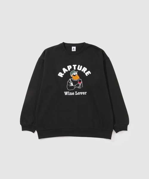 ami ダークグレー ロゴ刺繍 トレーナー ARCHIVER トレーナー スウェット 「69」バックフラワー刺繍 長袖クルー