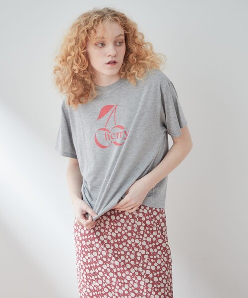 「DEICY」 半袖Tシャツ FREE オフホワイト レディース_画像2