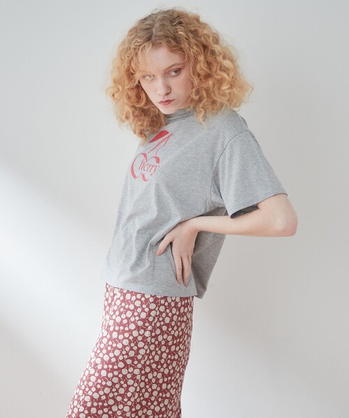 「DEICY」 半袖Tシャツ FREE オフホワイト レディース_画像3