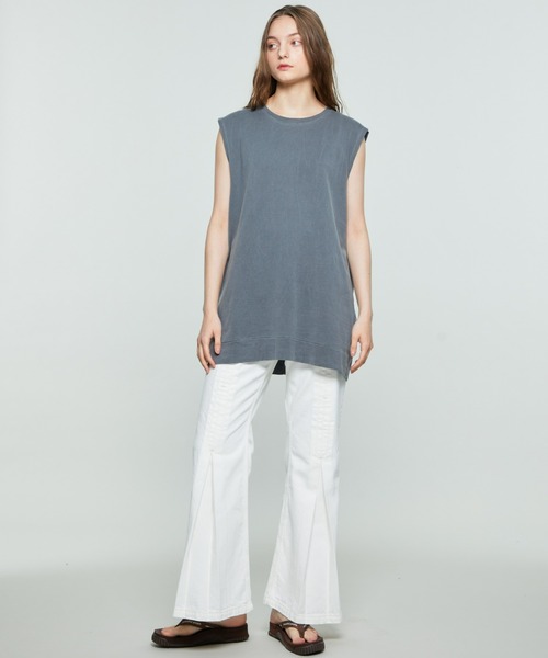 「beautiful people」 フラットサンダル MEDIUM ブラック レディース_画像2