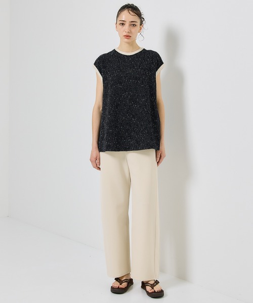 「beautiful people」 フラットサンダル MEDIUM ブラック レディース_画像9