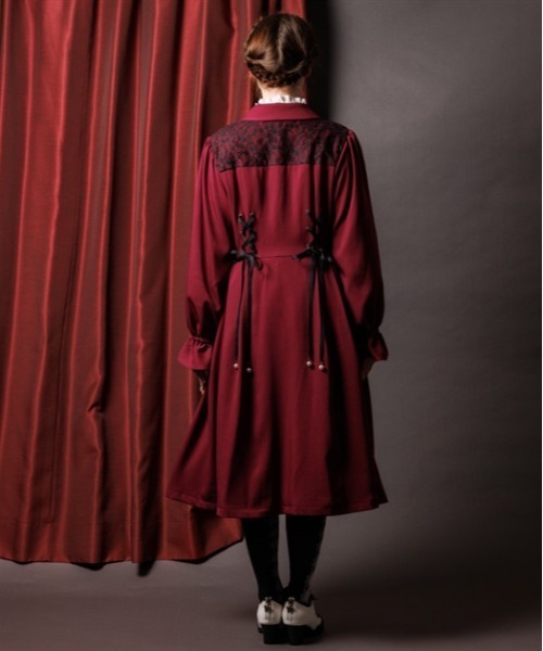 axes femme Wレースアップトレンチコート ハロウィン ロングコート axes femme｜Wレースアップトレンチコート | Rakuten Fashion(楽天