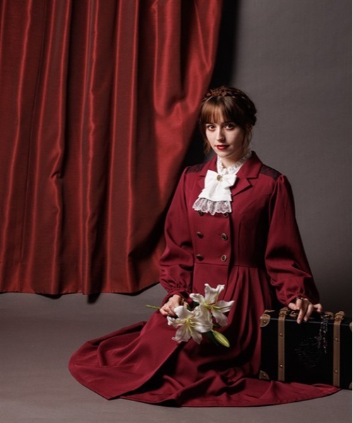 axes femme（アクシーズ ファム） トレンチコート コート Wレース
