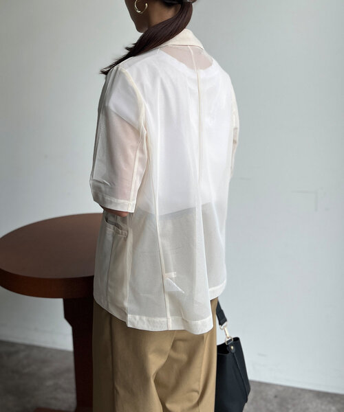 「Chez toi」 ジャケット FREE ブラウン レディース_画像9