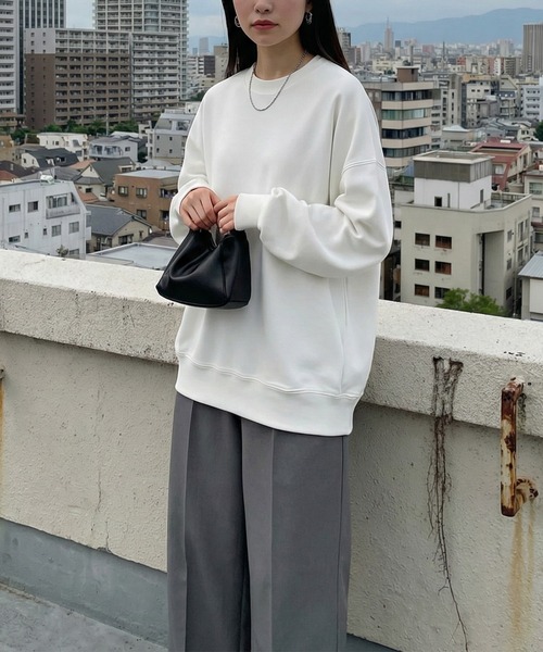 BRIEFING SEA ホワイト スウェットシャツ BRIEFING SEA ホワイト