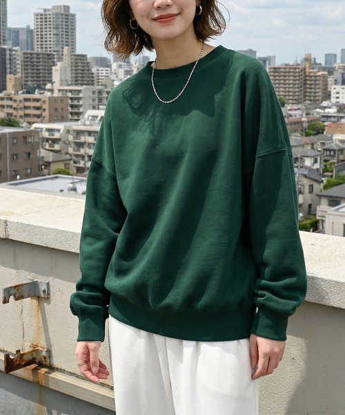 CROSS & STITCH トレーナー スウェット ダボっとリラックス感