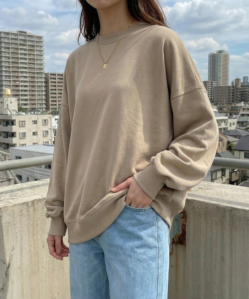 CROSS & STITCH トレーナー スウェット ダボっとリラックス感