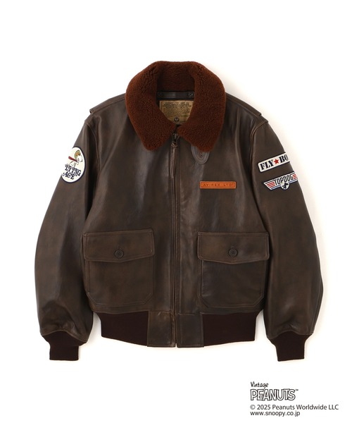 AVIREX（アヴィレックス） ブルゾン アウター × PEANUTS」G-1 ”FLYING
