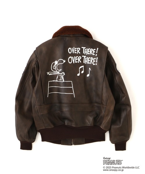 AVIREX（アヴィレックス） ブルゾン アウター × PEANUTS」G-1 ”FLYING