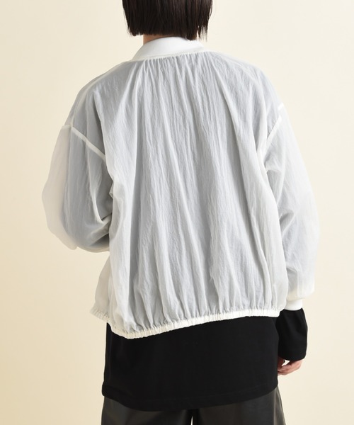 「INTERPLANET」 ブルゾン FREE ライトグレー レディース_画像6