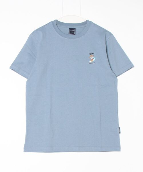 SHIPS Colors（シップスカラーズ） 半袖Tシャツ X-LARGE ブルー メンズ