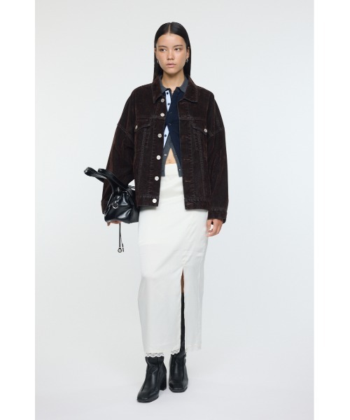 MOUSSY（マウジー） ニット セーター DOUBLE LAYERED ニットシャツ
