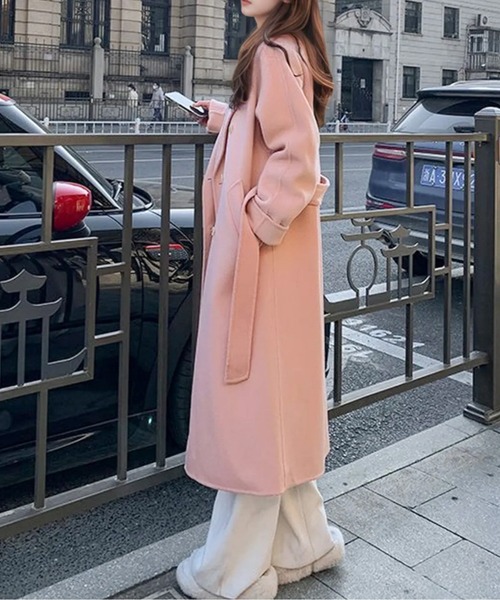 美品✨　kate spade コーラルピンク チェスターコート　スリーボタン 美品✨ kate spade コーラルピンク チェスターコート スリーボタン