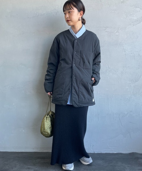 NANGA グレー ダウンジャケット　インナーダウン カーディガン NANGA（ナンガ） ダウンジャケット ダウン 7DAYS INNER DOWN CARDIGAN