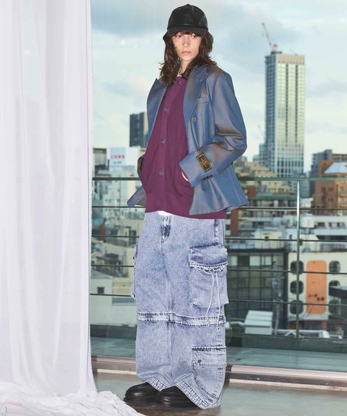 メゾンスペシャル　カーディガン MAISON SPECIAL（メゾンスペシャル） カーディガン Logo Jacquard Knit