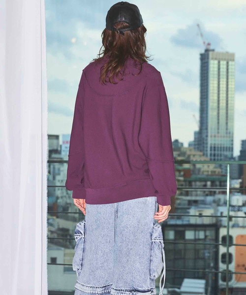 STONE  ジップアップ パープル カーディガン M 楽天市場】【SALE／60%OFF】SHIPS: アルパカ ガーター Vネック