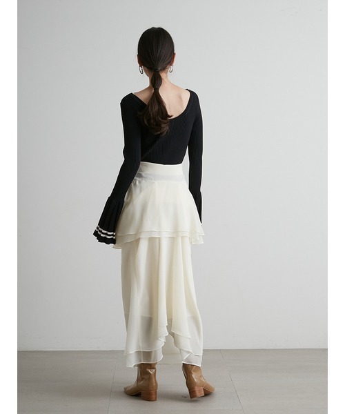 「styling/」 長袖ニット ONE SIZE ブラック レディース_画像6