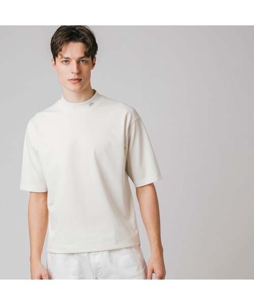 「LACOSTE」 半袖Tシャツ 5 グレー メンズ_画像2
