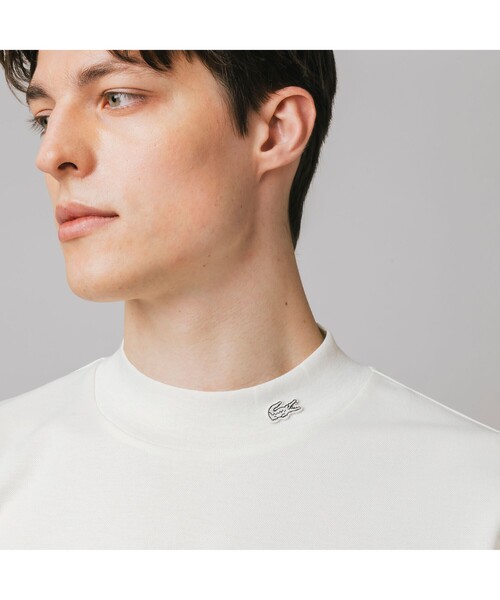 「LACOSTE」 半袖Tシャツ 5 グレー メンズ_画像3