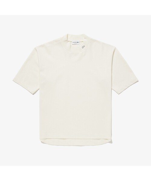 「LACOSTE」 半袖Tシャツ 5 グレー メンズ_画像5
