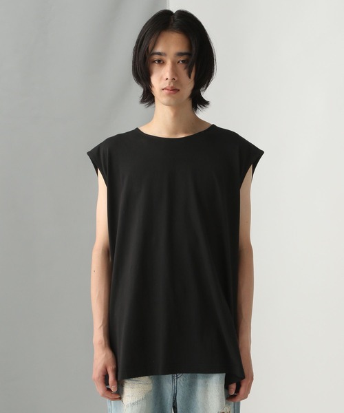 「HARE」 ノースリーブトップス SMALL ホワイト メンズ_画像6