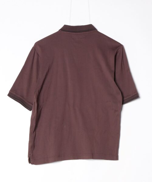 「District UNITED ARROWS」 半袖ポロシャツ SMALL ブラウン メンズ_画像2
