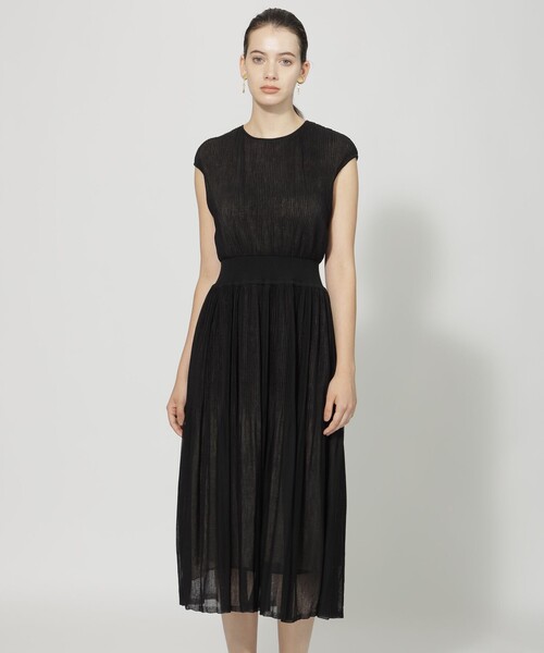 EPOCA（エポカ） ノースリーブワンピース 40 ブラック レディース