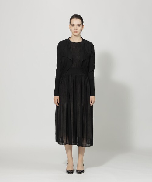 EPOCA（エポカ） ノースリーブワンピース 40 ブラック レディース