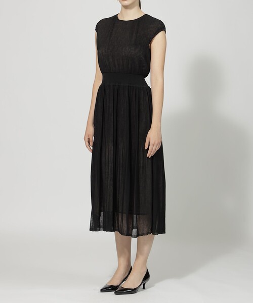 EPOCA（エポカ） ノースリーブワンピース 40 ブラック レディース