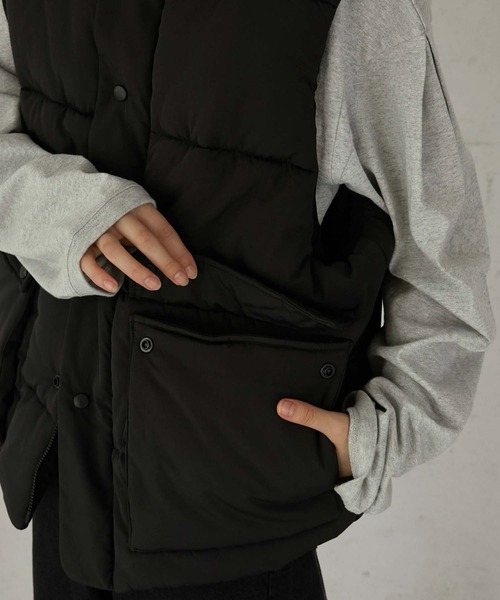 la peau de gem（ラポドゥジェム） ダウンベスト ベスト 「LA PEAU DE