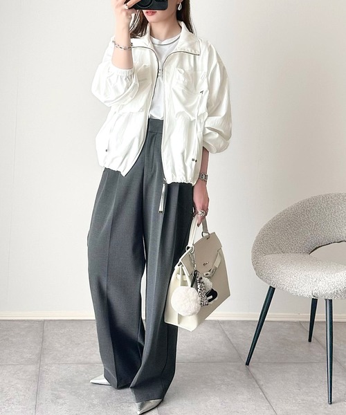 「classicalelf」 ブルゾン MEDIUM チャコール レディース_画像5