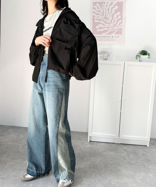 「classicalelf」 ブルゾン MEDIUM チャコール レディース_画像7