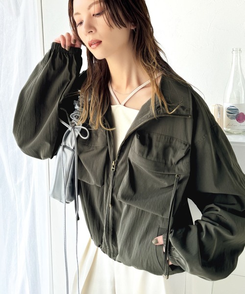 「classicalelf」 ブルゾン MEDIUM チャコール レディース_画像9