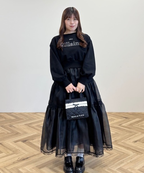 Maison de FLEUR（メゾンドフルール） トートバッグ コットンフリル