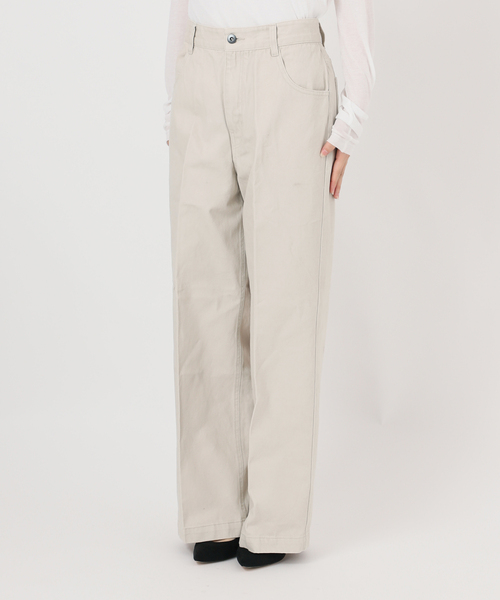 ---y.様。専用　スピックアンドスパンチノパン Spick & Span - Higuchi×S チノワイドパンツ サイズ36の通販 by エリ