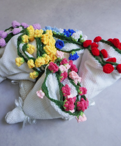 ともさん専用　花束ブランケット　フラワーブランケット Amazon｜直径60cm完成品花束ブランケット ブーケブランケット マジック