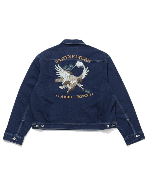 「KRIFF MAYER」 デニムジャケット LARGE チャコール メンズ_画像5