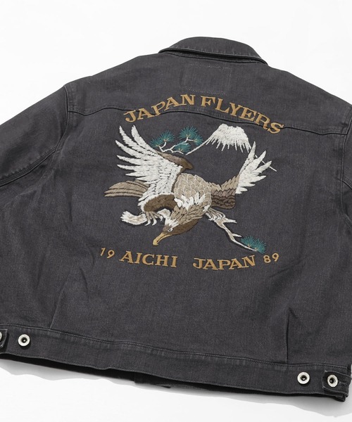 「KRIFF MAYER」 デニムジャケット LARGE チャコール メンズ_画像8