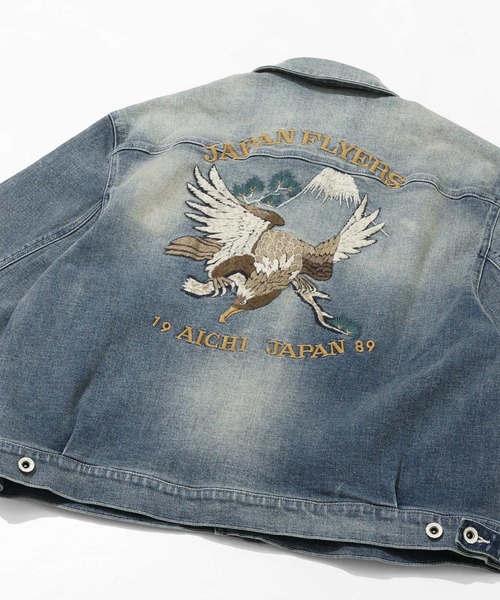 「KRIFF MAYER」 デニムジャケット LARGE チャコール メンズ_画像9