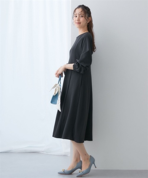 ワンピースのみ 7days Life Styling ワンピース 卒業式 「UVカット」袖ボリューム