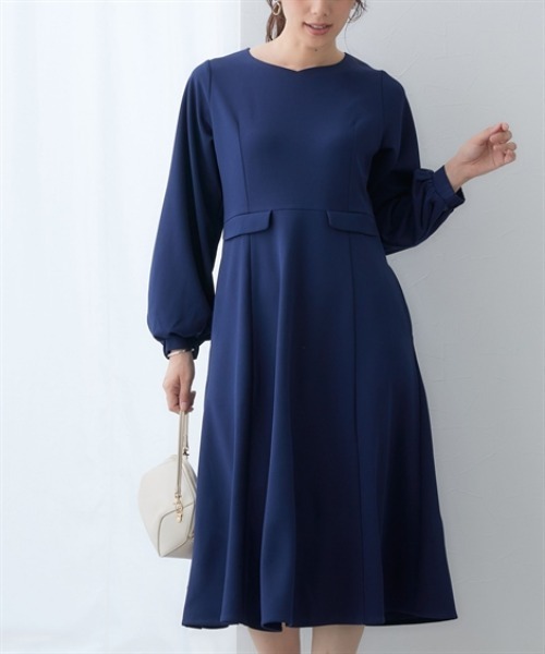 7days Life Styling ワンピース 卒業式 「UVカット」袖ボリューム