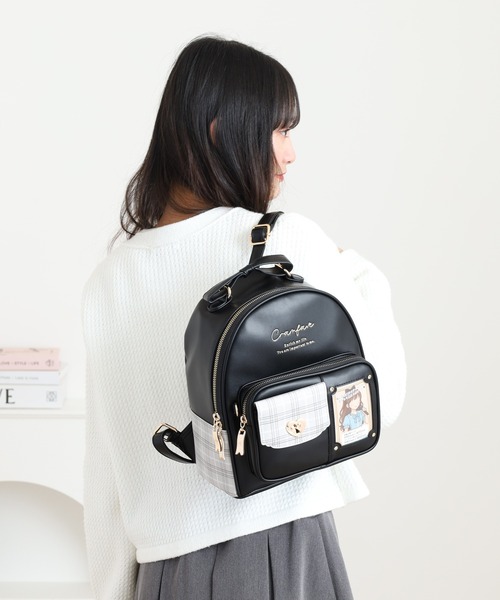 FUNALIVE（ファンアライブ） リュック Osel Coboca+合皮ハートロック窓