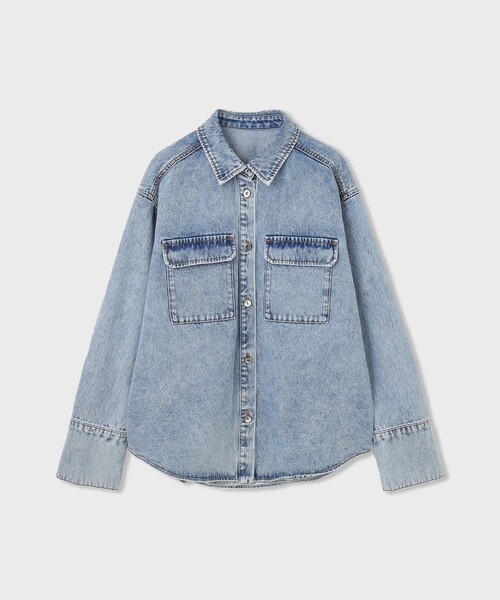 【Grace Continental】デニムジャケット ノーカラーデニムジャケット / GRACE CONTINENTAL | GRACE CONTINENTAL